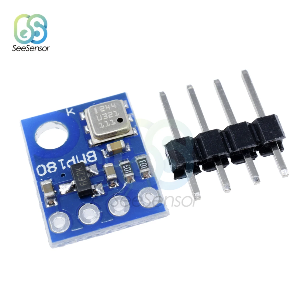 5Pcs GY-68 BMP180 GY68 Digital Barometric Pressure Sensor Board Module Compatible with BMP085 For Arduino | Инструменты