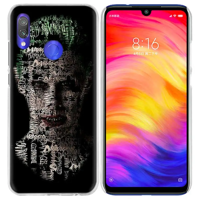06 Отряд Самоубийц Джокер Харли чехол для Xiao mi Red mi Note 8T 7 6 6A Pro S2 5 5A 4X mi Note10 A1 A2 9 8 lite F1 Жесткий ПК чехол для телефона - Цвет: 06