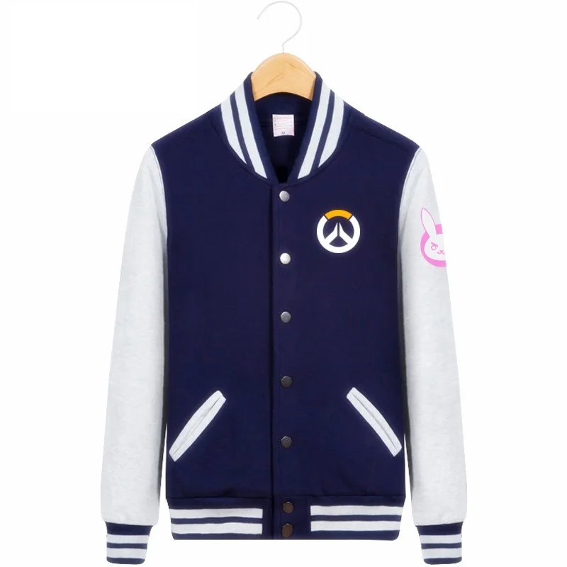 Костюм для косплея аниме Игры OW милая повседневная куртка D.VA толстовка худи