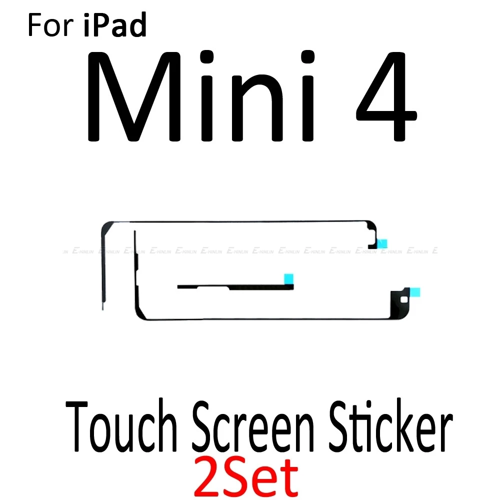 Touch Screen Mini 4 2 компл./лот, новинка, 3m, клей, средняя рамка, клейкая наклейка для iPad Air 2 Mini 1 2 3 4, сенсорный экран, дигитайзер, лента - Цвет: Touch Screen Mini 4