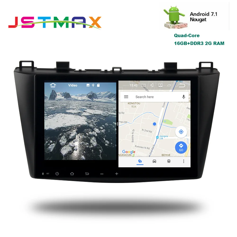 Автомобильный 2 din радио android 7.1.1 gps Navi для Mazda 3 2010 2012 Авторадио навигационное