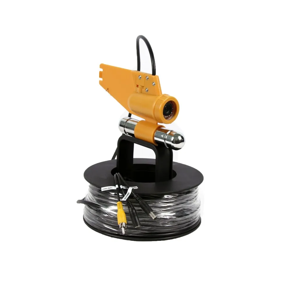 Подводная камера с одним проводом 20 метров глубины для поиска рыбы и применения