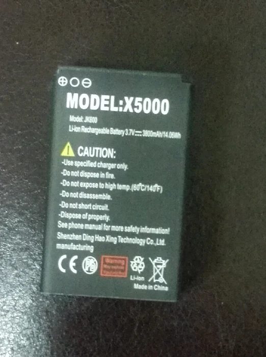 Оригинальный X5000 xp9900 аккумулятор для телефона 3800 мАч IP67 Водонепроницаемый
