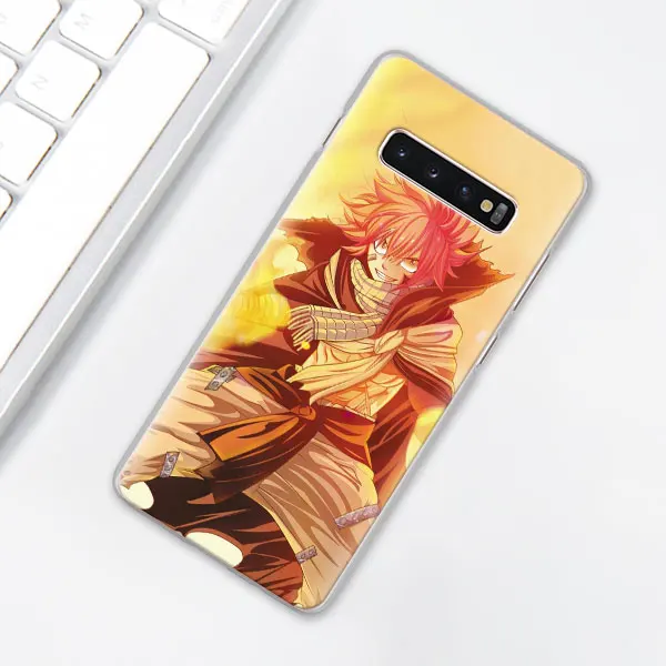 009 Аниме Манга Сказочный Хвост Логотип чехол для телефона для samsung Galaxy S10e S10 Plus S7 S8 S9 Plus Note 8 9 M10 M20 M30 жесткий чехол - Цвет: 009