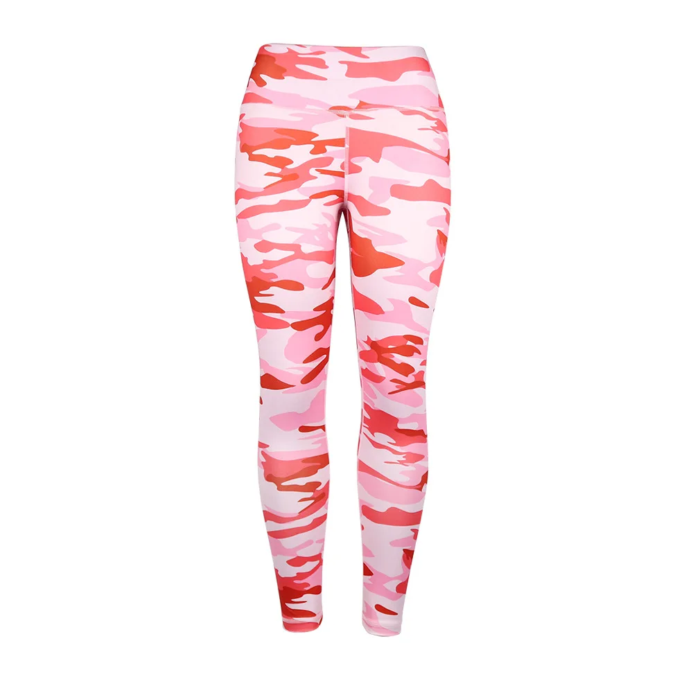 New Fashion Camouflage Printing Elasticity Leggings Camouflage Fitness Pant Legins Casual Milk Legging For Women size S-XL