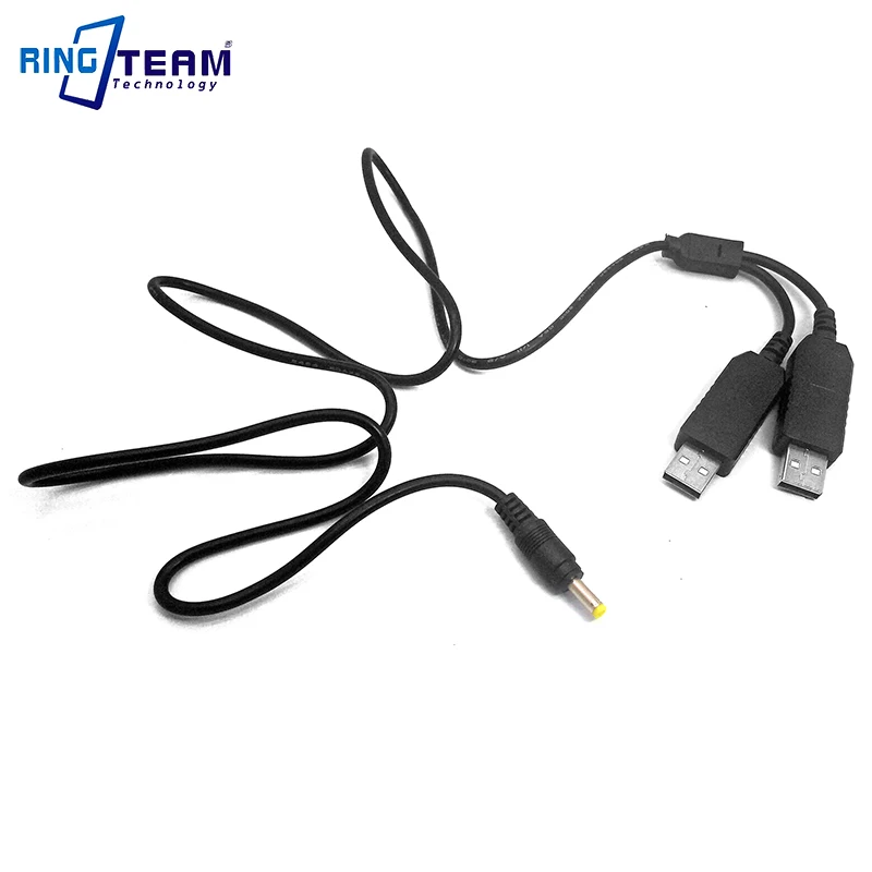 Двойной USB кабель постоянного тока 5 В для фотоаппарата Nikon P7700 P7100 P7000 D5600 D5500 D5300 D5200