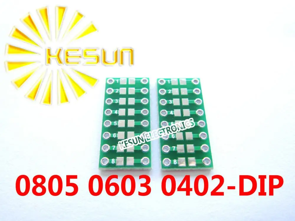 10 шт. 0805 0603 0402 SMT DIP конденсатор резистора LED IC адаптер розетка/адаптер пластины
