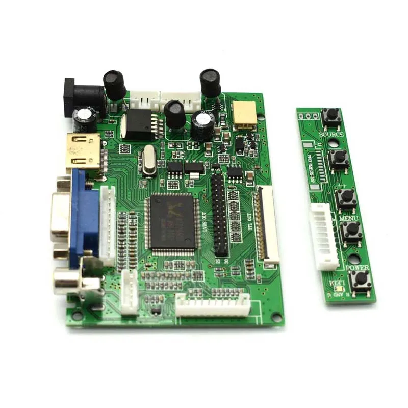 HDMI VGA 2AV LVDS ACC ttl жк-дисплей Контроллер 50pin плата комплект для 7 8 9 дюймов ЖК-монитор Raspberry Banana Pi pcduC4-008