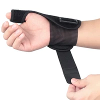 1pc wrist support protector gym fitness thumb cover left right hand breathable adjustable compression forearm belt strap