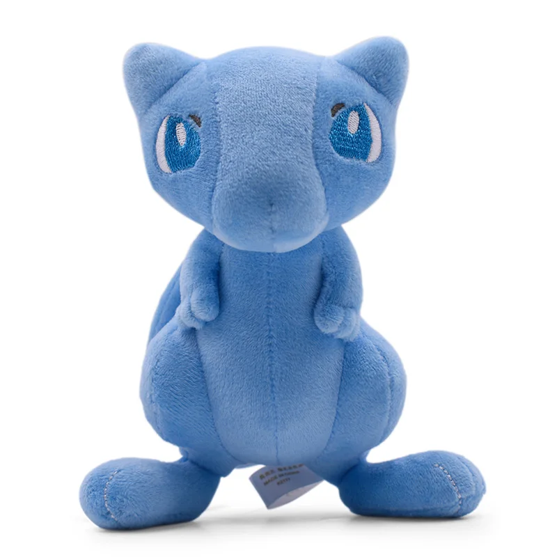 mew blue 20 стилей Аниме Блестящий Mew Greninja Dragonair Psyduck Dragonite Kyogre Solgaleo Ho-Oh Magnemite мягкая плюшевая мультяшная кукла игрушка - Цвет: mew blue