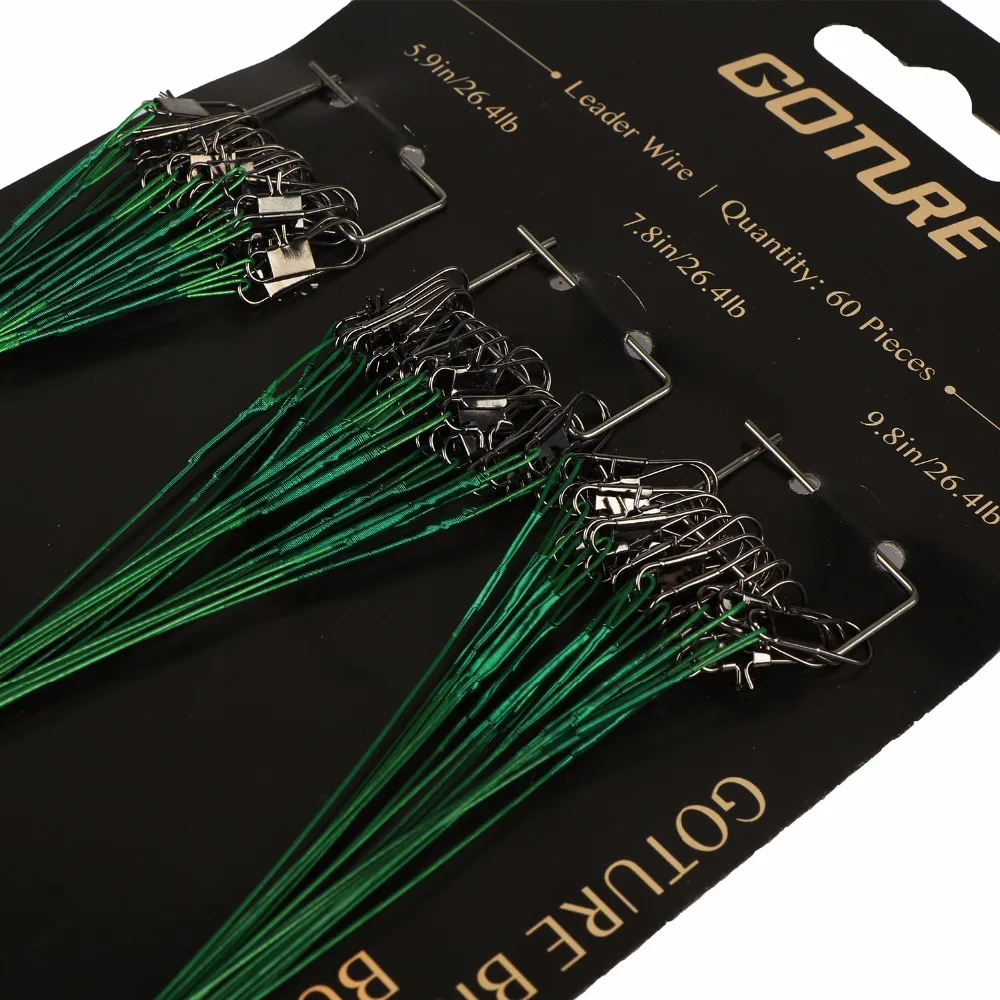 Штоф 60 шт./лот анти-укус твердая нержавеющая сталь следов проволочный вдеватель