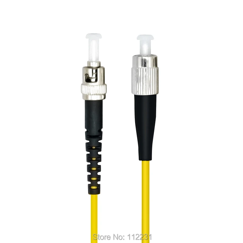 

100Meters FC/PC-ST/PC,3.0mm,Singlemode 9/125,Simplex,Optical Fiber Patch Cord Cable,FC to ST