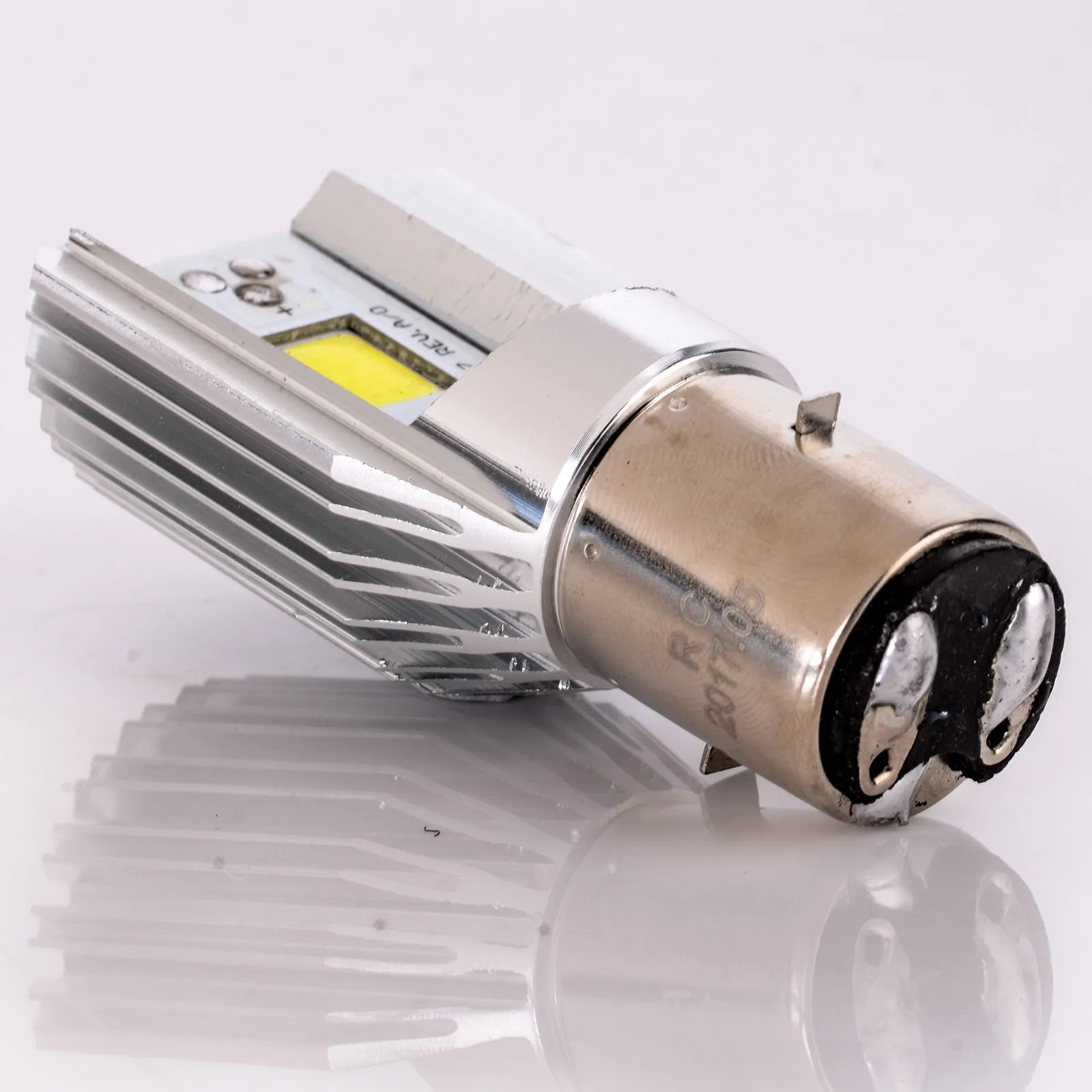 1 шт. H6 BA20D DC 6 V-80 V 12W COB светодиодный фара для мотоцикла Hi/Lo