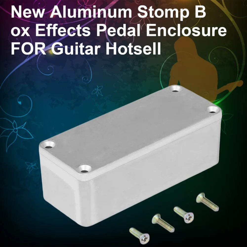 1 шт. Алюминий Stomp Box эффекты 1590A Стиль корпус педали для гитары продавать