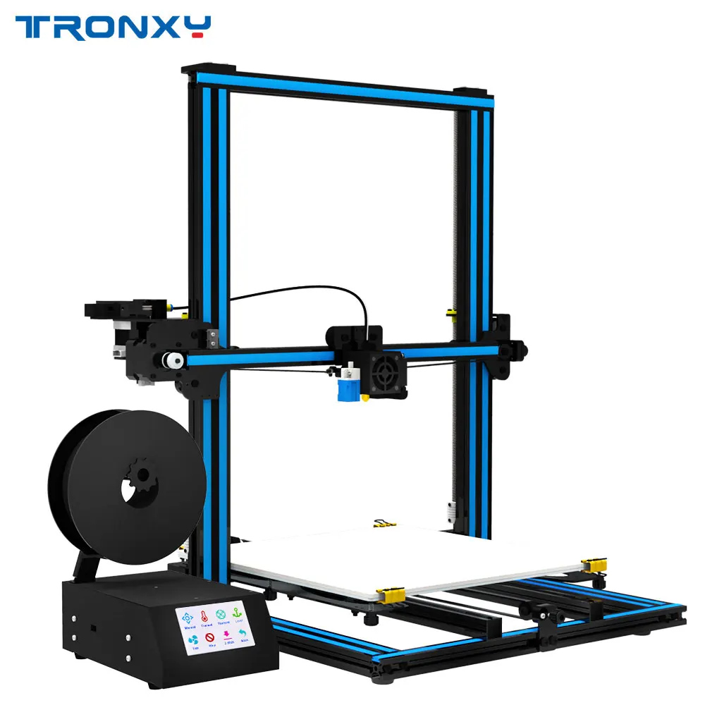 Tronxy X3SA 3d принтер алюминиевый профиль быстрая сборка комплект отключение питания восстановление потери филимента Печать Автоматический уровень нагреватель