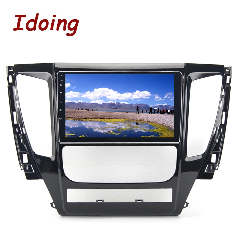 Idoing 1Din 9 &quotAndroid 8 0/7 1 автомобильный мультимедийный плеер руль для Mitsubishi Pajero 2017 Core