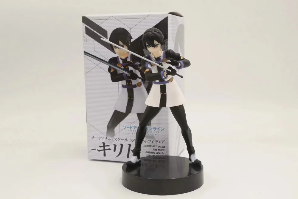 Huong Аниме Фигурка 17 см SAO Sword Art Online Ordinal Scale Kirigaya Kazuto ПВХ фигурка Коллекционная