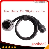 for benz mb star c4 sd c4 connector 38pin 38 pin 38 pin cable high quality diagnostic car cable