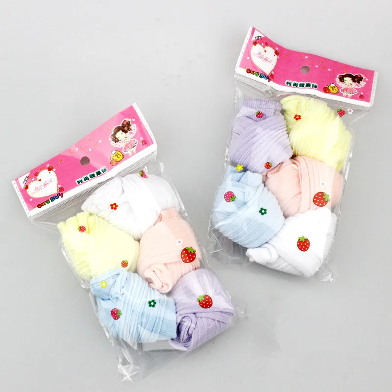 Multi colored 1-13 лет, 5 пар/лот, новые милые носки для малышей на весну и лето, ультратонкие повседневные сетчатые носки для мальчиков и девочек, детские хлопковые носки - Цвет: Multi colored