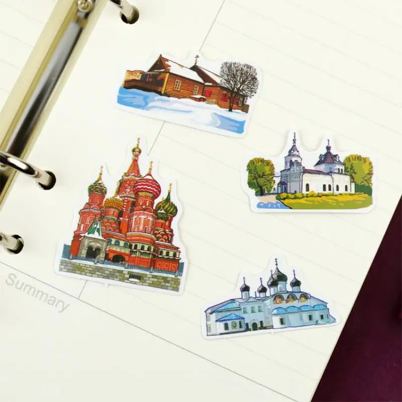 Наклейки Dream Of The Castle для блокнота дневника декоративные наклейки клейкая бумага