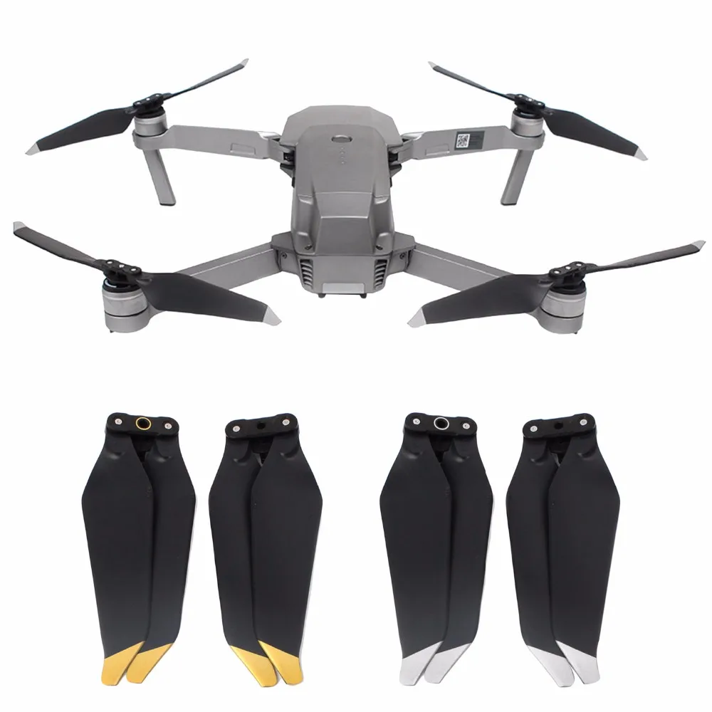 4 пары 8 шт DJI Mavic Pro Platinum 8331 малошумные быстросъемные пропеллеры