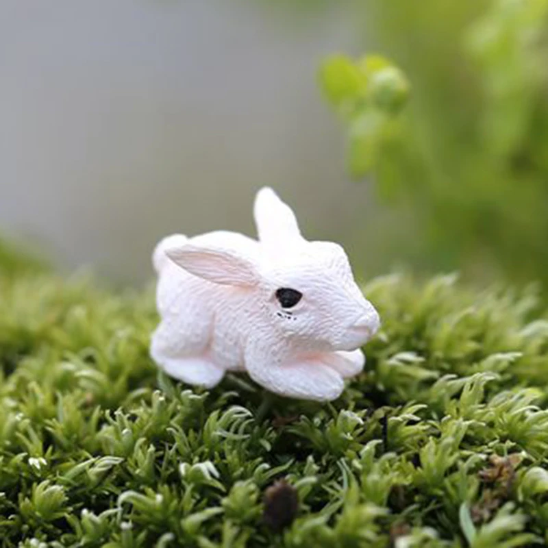 5 шт. кукла-кролик из смолы около 1*1 см | Дом и сад