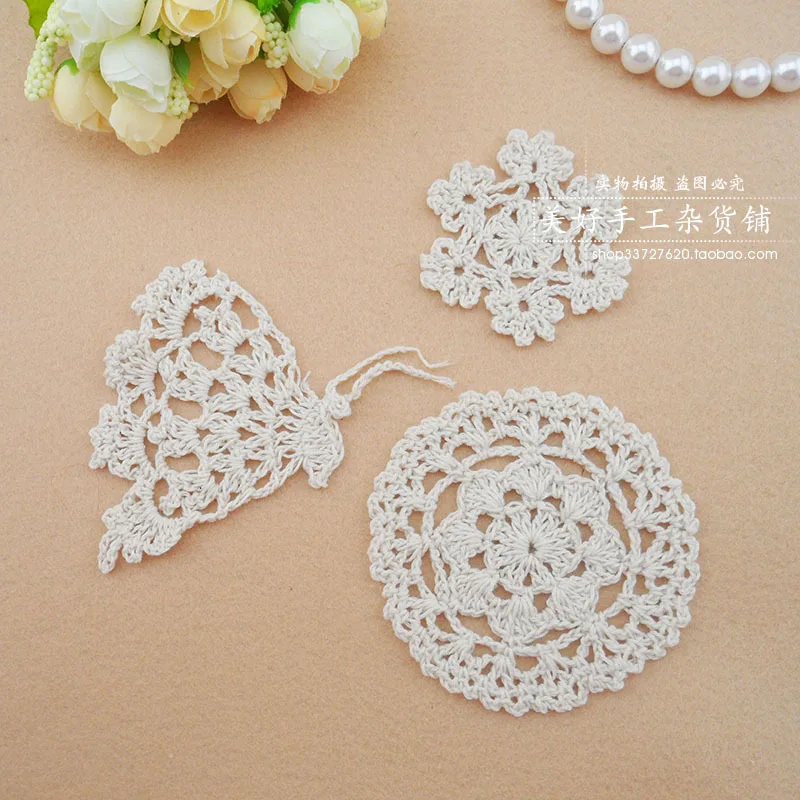 2015 new arrival fashion cotton crochet lace doilies for home decor DIY butterfly wedding felts as dinning table deocr mats | Дом и сад