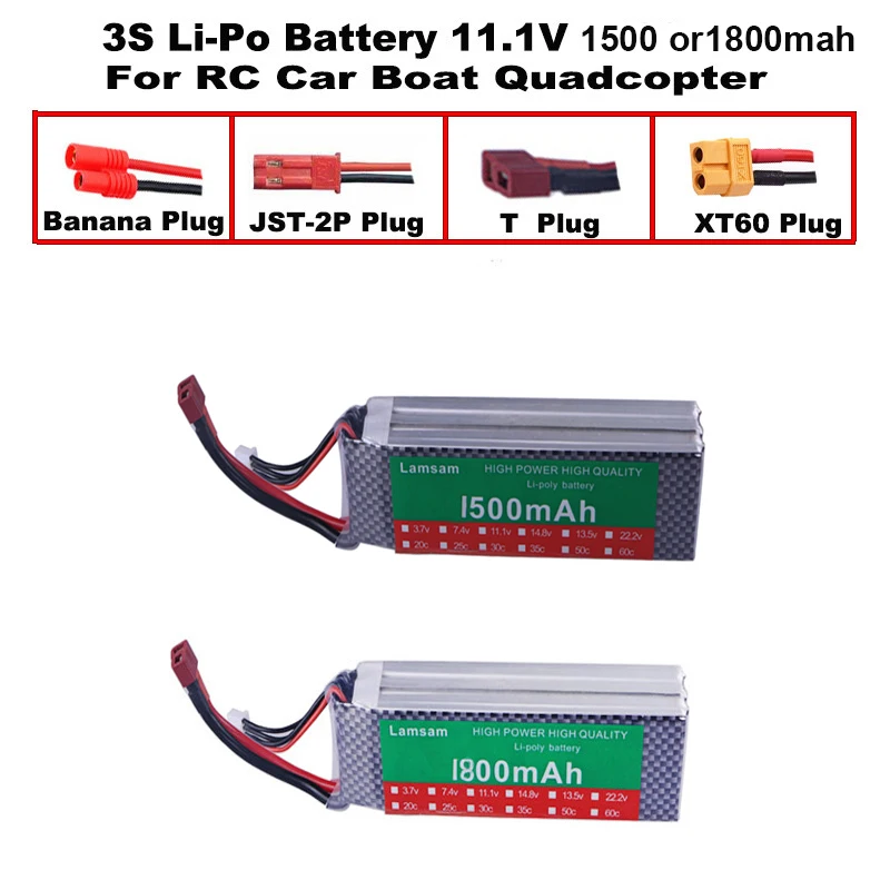 3S 11 1 V 1800MAH/1500mah T/XT60 модель дистанционного управления батарея для самолета от