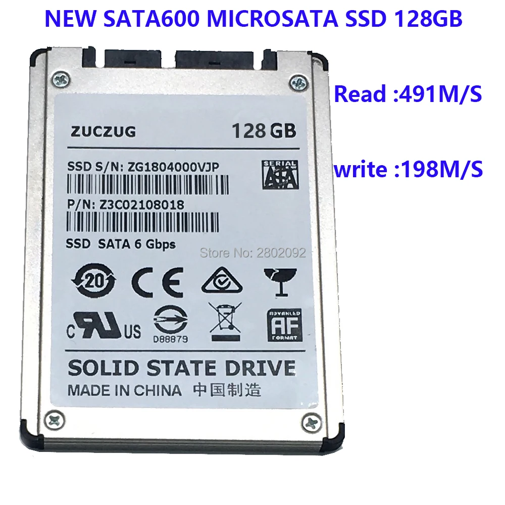 128 Гб SSD 1 8 дюйма MicroSATA для HP 2740p 2730p 2530p 2540p IBM x300 x301 T400S T410S замена MK1633GSG MK2529GSG