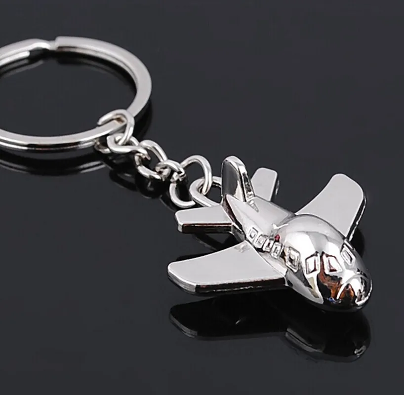 FREE shipping by DHL Wholesale Zinc Alloy Mini 3D Plane Keyring Metal Airplane Pendant Keychain | Украшения и аксессуары