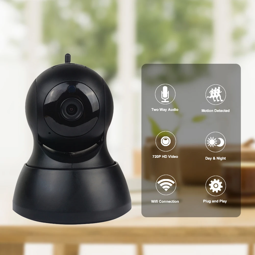 Plv 720 P HD ip камеры Беспроводные Wi Fi видеонаблюдения ночного безопасности сети