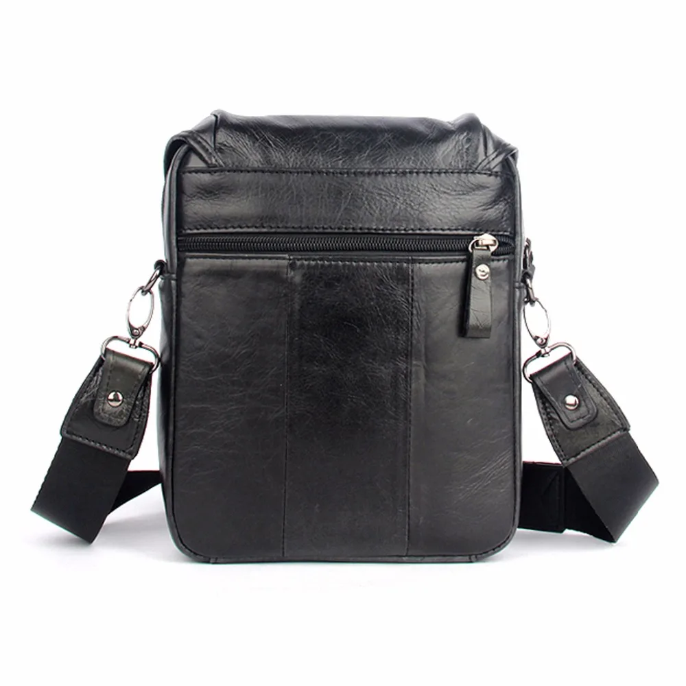 Мужская деловая сумка Кроссбоди из 100% натуральной кожи мессенджер воловьей от