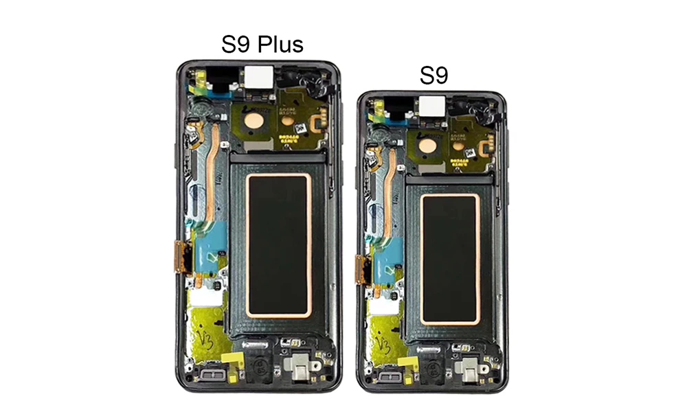 AMOLED lcd для samsung Galaxy S9 lcd сенсорный экран дигитайзер в сборе для samsung S9 Plus G965 lcd дигитайзер с рамкой