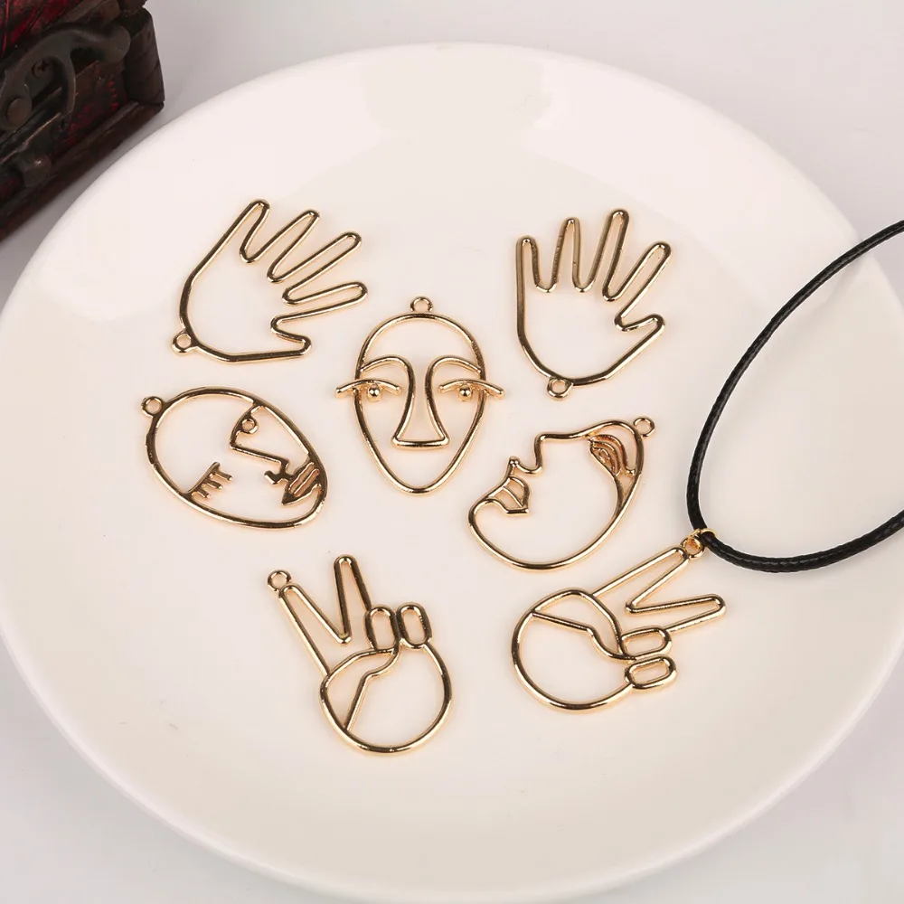 Заводская цена 4 шт. Очаровательная металлическая подвеска KC с изображением