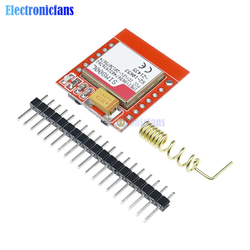 5 шт./лот мини маленький SIM800L GPRS GSM модуль карта MicroSIM Core плата четырехдиапазонный TTL
