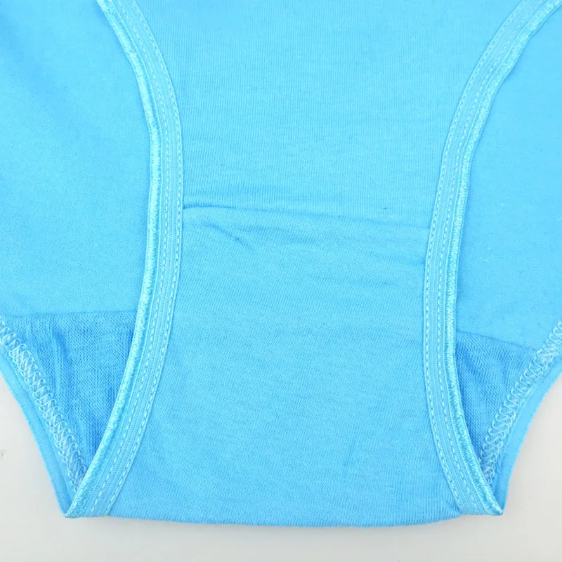 6 шт./лот больших размеров из хлопка с цветочным принтом женские трусики со