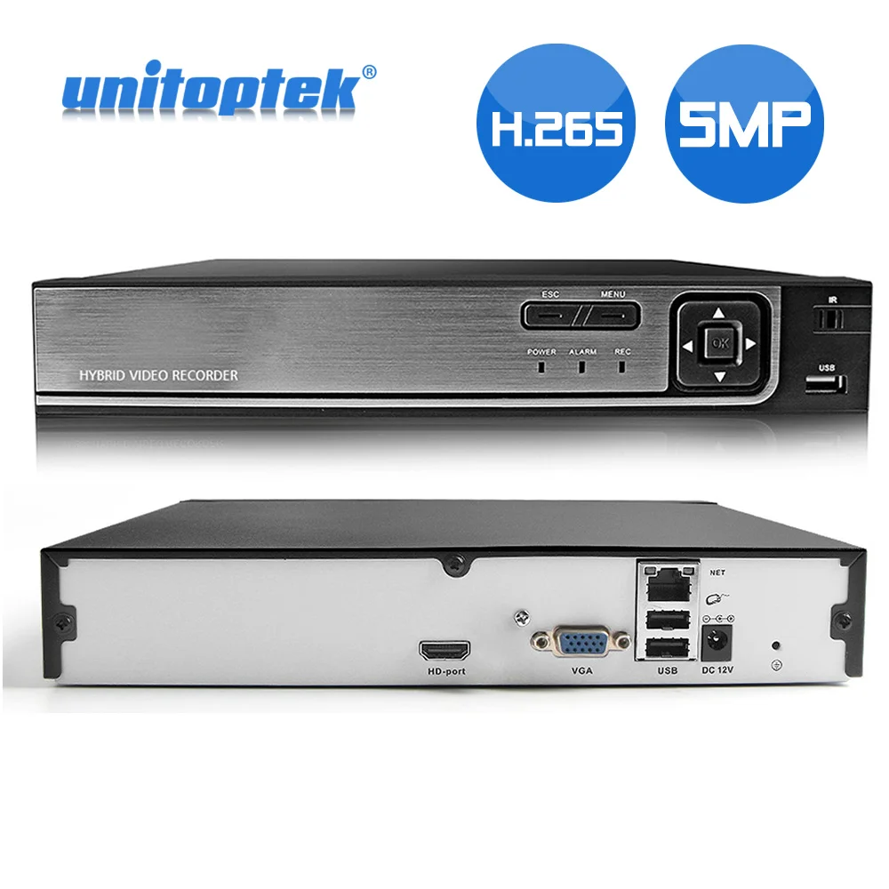 16CH 5MP CCTV NVR H.265 Сетевой Видео Регистраторы 1080 P 5MP воспроизведения для IP CCTV камера Камера безопасность Onvif NVR XMEYE P2P облако