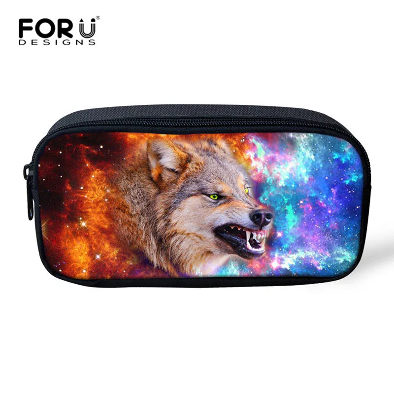 CC3221K FORUDESIGNS/рюкзак с крутым волком для подростков, мальчиков, девочек, сумки для книг, дорожная детская школьная сумка, набор для детей, Сумка с галактикой, Mochila escolar - Цвет: CC3221K