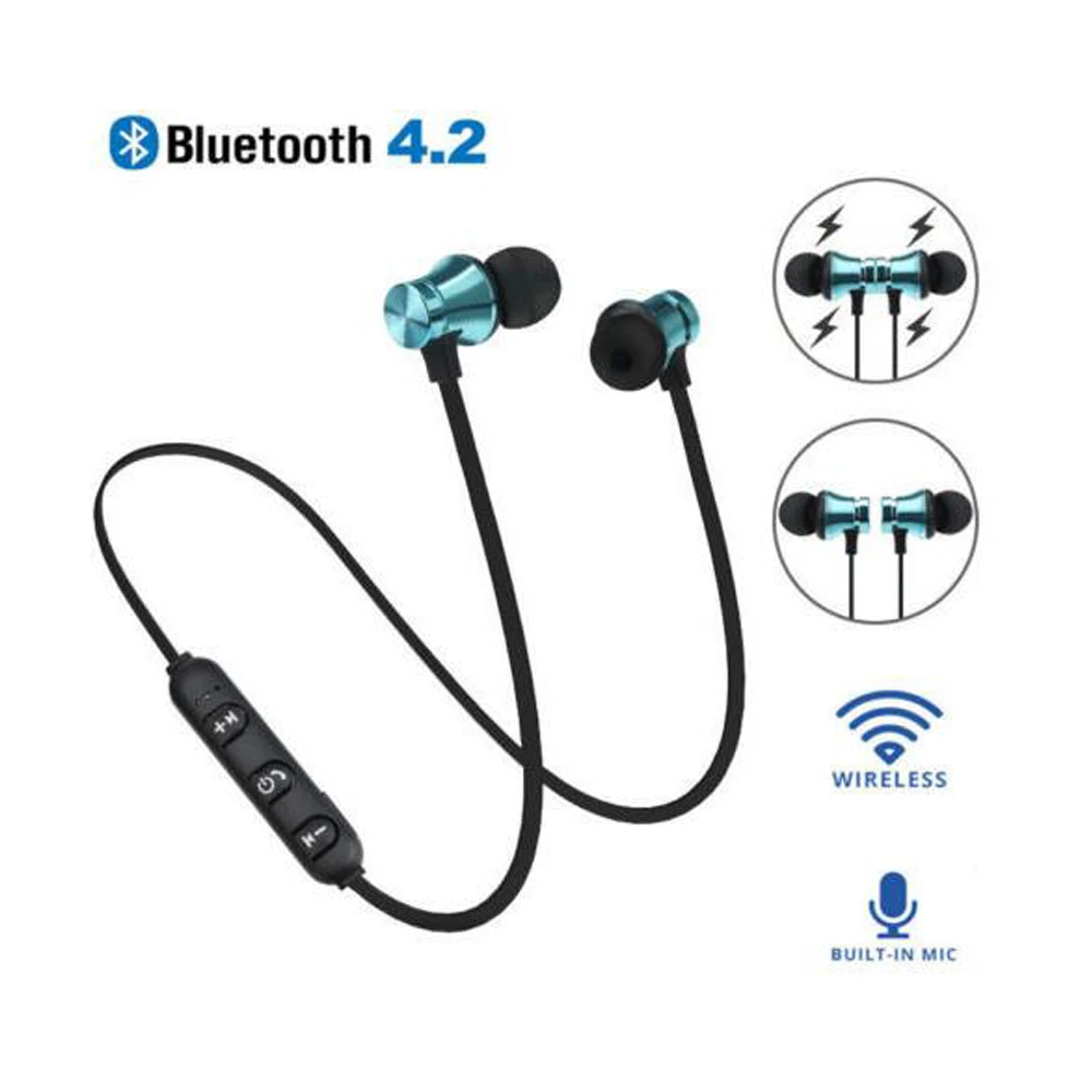 XT-11 магнитные Bluetooth-совместимые наушники V4.2 спортивные водонепроницаемые