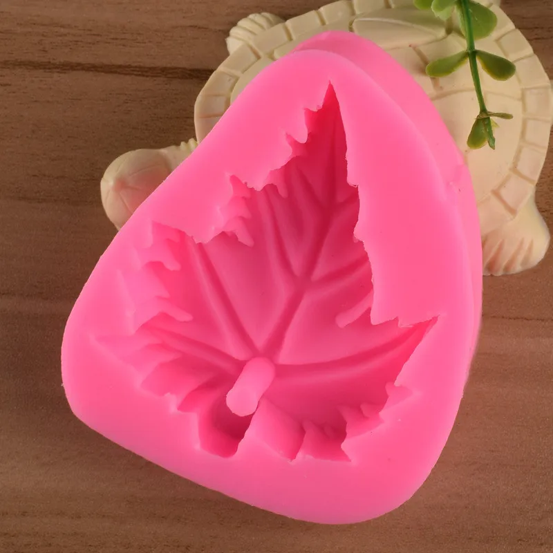 Maple Leaf Silicone Fondant Cake Mold Cupcake Chocolate Decor Baking Tool Moulds Sugarcraft Decorating Fimo | Дом и сад