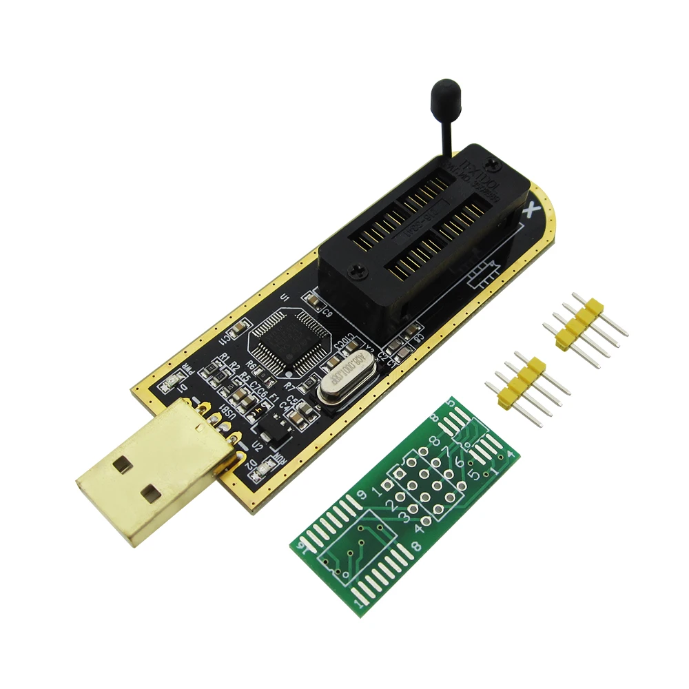 XTW100 программист материнская плата USB BIOS SPI FLASH 24 25 reader Writer C0045|Детали и аксессуары