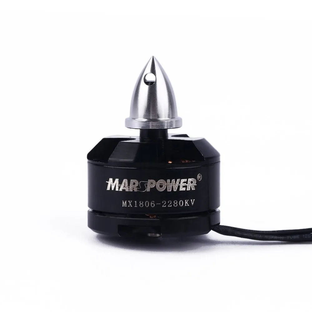 MARSPOWER MX1806 2280KV бесщеточный двигатель для мини RC мультиротор три квадрокоптера для FPV QAV250 RC Дрон Квадрокоптер, многороторный вертолёт