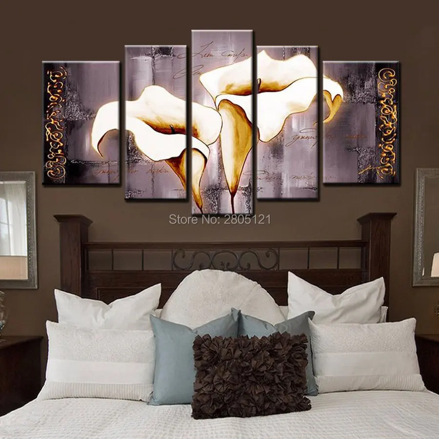 5 шт./комплект абстрактная Настенная картина цветы|art pictures|flower paintingwall art picture |