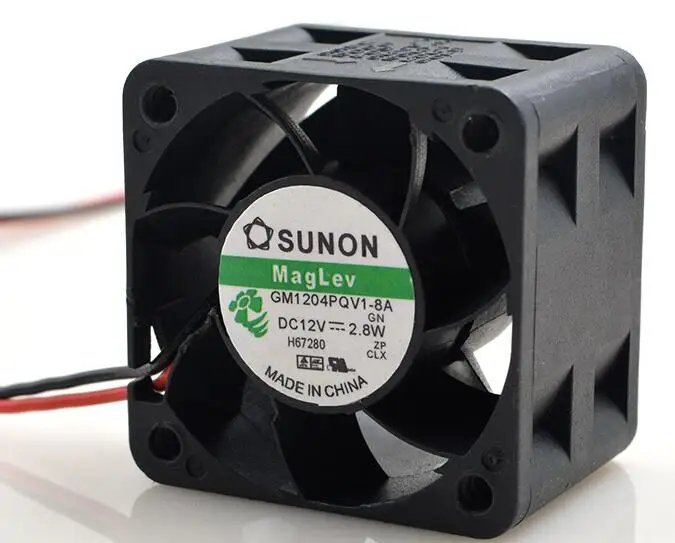SUNON 4028 12V 2.8W GM1204PQV1-8A 4 cm high speed server fan