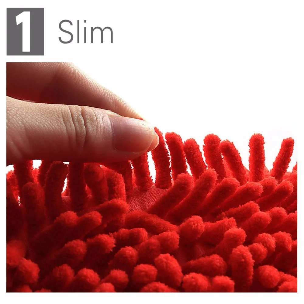 Коврик для ванной нескользящие шенилл душ впитывающие коврики лохматые ковры