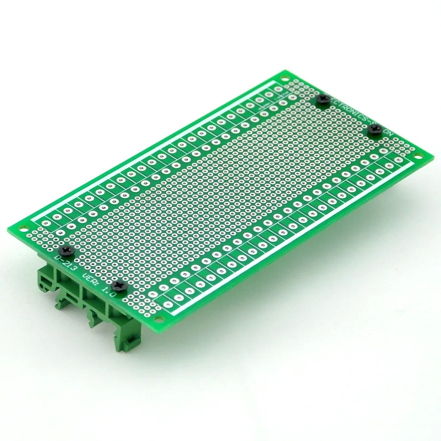 Прототип PCB с адаптером DIN рейки 137 4x72 мм для проектов сделай сам|pcb diy|pcb prototypepcb adapter