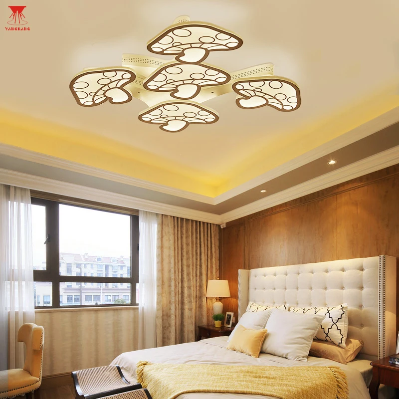 Современные светодиодные потолочные светильники с коротким изображением