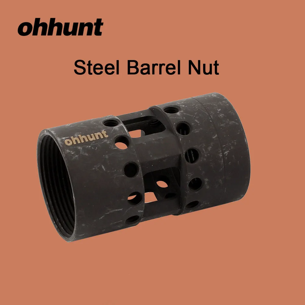 Тактическая стальная цилиндрическая гайка ohhunt/алюминиевая для бесплатного
