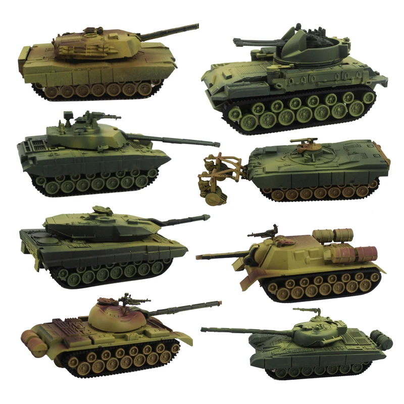 Бесплатная доставка 8 шт. 1: 72 модель танка сборная игрушка основные боевые танки