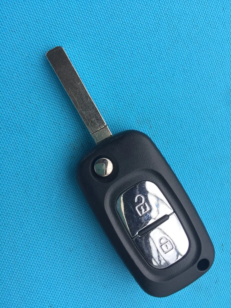 Складной чехол для ключей Renault Clio Kangoo Megane Modus с необработанным корпусом NE73 206 VA